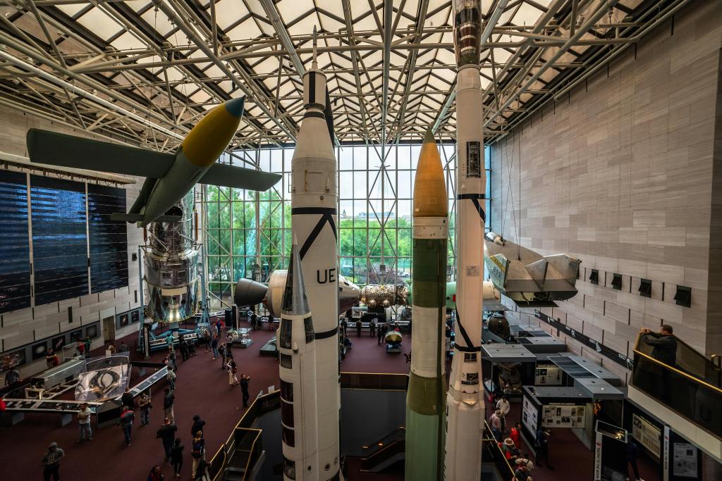 Rocketry museum or showroom
